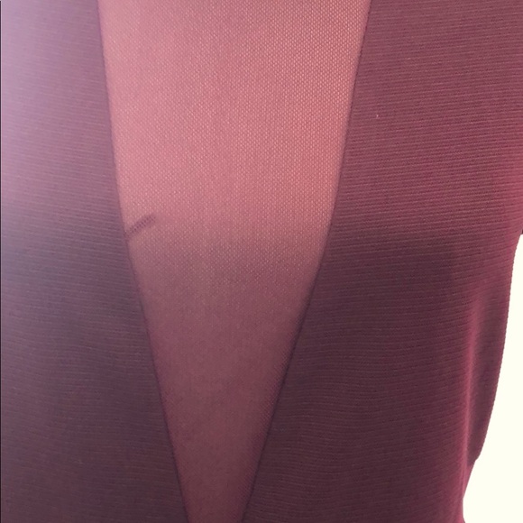 Cranberry mesh paneled dress - Picture 5 of 6